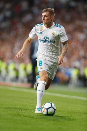 Toni Kroos (Real), OCTOBER 1, 2017 - Football Soccer : Spanish La Liga Santander match between Real Madrid CF 2-0 RCD Espanyol at the Santiago Bernabeu Stadium in Madrid, Spain. Noxthirdxpartyxsales  (heha036541)