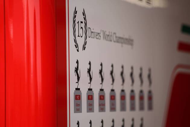 05.10.2017- Ferrari Garage detail Japanese Grand Prix, Suzuka 05 - 08 October 2017 05.10.2017- Ferrari Garage detail 