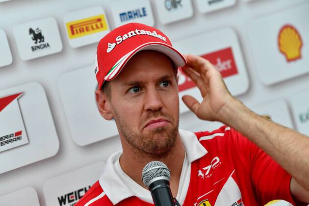 Sebastian Vettel (GER 5), Scuderia Ferrari, Grosser Preis von Japan 2017, Vorbereitungen, Motorsport, Formel 1, 24.08.2017, Suzuka Copyright: xAndre Eibner-Pressefotox EP_JAE