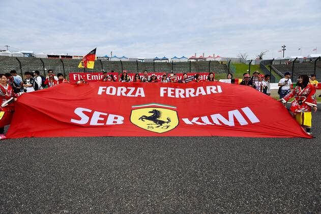 Sebastian Vettel (GER 5), Scuderia Ferrari, Grosser Preis von Japan 2017, Vorbereitungen, Motorsport, Formel 1, 24.08.2017, Suzuka Copyright: xAndre Eibner-Pressefotox EP_JAE