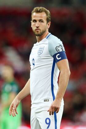 England s captain Harry Kane during the World Cup Qualifying - European - Group F match at Wembley Stadium, London. Picture date 5th October 2017. Picture credit should read: Charlie Forgham-Bailey Sportimage EDITORIAL USE ONLY. No use with unauthorised audio, video, data, fixture lists, club league logos or live services. Online in-match use limited to 120 images, no video emulation. No use in betting, games or single club league player publications.