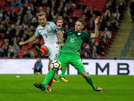England v Slovenia 2018 FIFA World Cup WM Weltmeisterschaft Fussball Qualifying Harry Kane of England during the 2018 FIFA World Cup Qualifying match at Wembley Stadium, London, UK Content Not Available For UK Newspapers Copyright: xLiamxMcAvoyx FIL-10771-0045