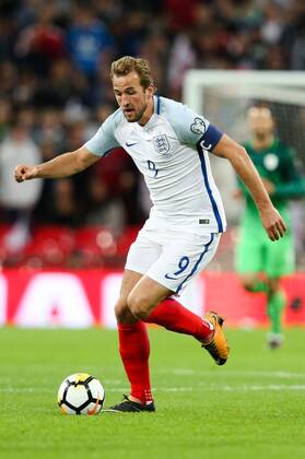 England s Harry Kane during the World Cup Qualifying - European - Group F match at Wembley Stadium, London. Picture date 5th October 2017. Picture credit should read: Charlie Forgham-Bailey Sportimage EDITORIAL USE ONLY. No use with unauthorised audio, video, data, fixture lists, club league logos or live services. Online in-match use limited to 120 images, no video emulation. No use in betting, games or single club league player publications.