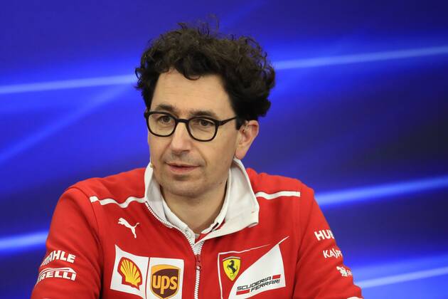 6th October 2017, Suzuka Circuit, Suzuka, Japan; Japanese Formula One Grand Prix, Friday FIA Team press conference PK Pressekonferenz Mattia Binotto & x2013; Chief Technical Officer - Scuderia Ferrari  ActionPlus11938300