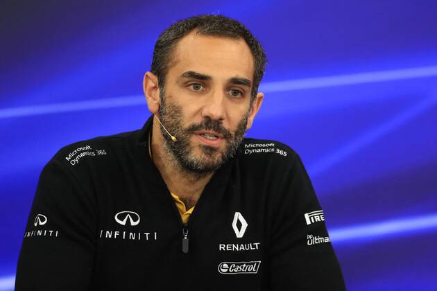 6th October 2017, Suzuka Circuit, Suzuka, Japan; Japanese Formula One Grand Prix, Friday FIA Team press conference PK Pressekonferenz Cyril Abiteboul - Managing Director of Renault Racing Formula 1 Team  ActionPlus11938301