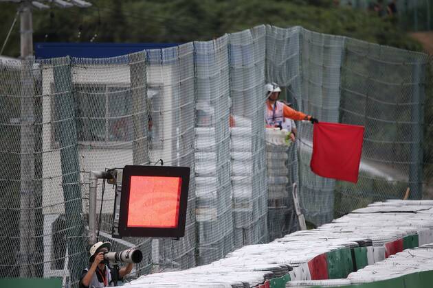07.10.2017- Free practice 3, red flag Japanese Grand Prix, Suzuka 05 - 08 October 2017 07.10.2017- Free practice 3, red flag 