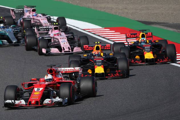 08.10.2017- Race, Sebastian Vettel (GER) Scuderia Ferrari SF70H Japanese Grand Prix, Suzuka 05 - 08 October 2017 08.10.2017- Race, Sebastian Vettel (GER) Scuderia Ferrari SF70H 