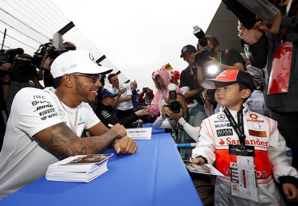 Motorsports: FIA Formula One World Championship WM Weltmeisterschaft 2017, Grand Prix of Japan, 44 Lewis Hamilton (GBR, Mercedes AMG Petronas Formula One Team), Suzuka Japan
