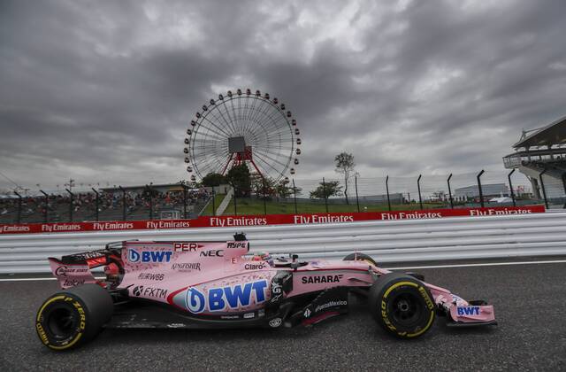 Motorsports: FIA Formula One World Championship WM Weltmeisterschaft 2017, Grand Prix of Japan, 11 Sergio Perez (MEX, Sahara Force India F1 Team), Suzuka Japan