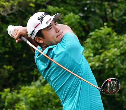 Matsuyama in CIMB Classic preparation Japan s Hideki Matsuyama hits a drive at TPC Kuala Lumpur in Malaysia on Oct. 11, 2017, a day before the CIMB Classic starts. 