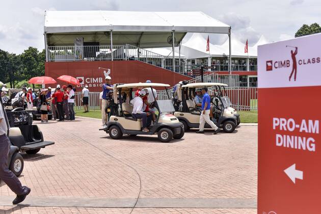 October 11, 2017 - Kuala Lumpur, Malaysia - General view of a PRO-AM day of the CIMB Classic 2017 at TPC Kuala Lumpur on October 11, 2017 in Kuala Lumpur, Malaysia. 2017 CIMB Classic: Pro Am  - ZUMAn230 20171011_zaa_n230_155 Copyright: xChrisxJungx