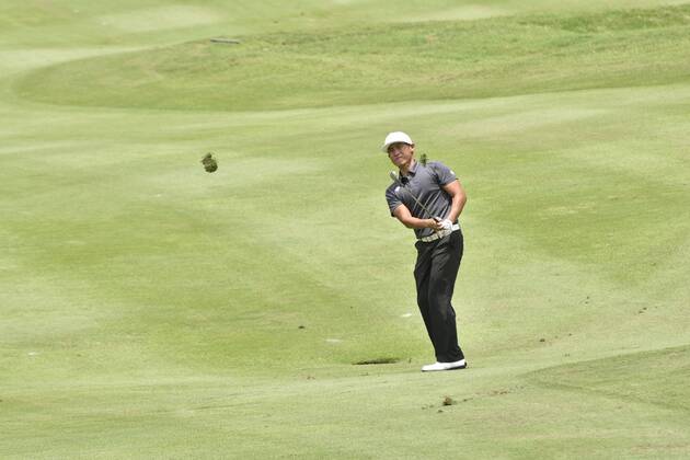 October 12, 2017 - Kuala Lumpur, Malaysia - Kim Meen-whee of South Korea in action during the first round of the CIMB Classic 2017 golf tournament on October 12, 2017 at TPC Kuala Lumpur, Malaysia. 2017 CIMB Classic: Pro Am  - ZUMAn230 20171012_zaa_n230_064 Copyright: xChrisxJungx