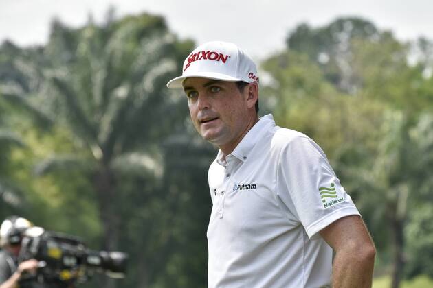 October 14, 2017 - Kuala Lumpur, Malaysia - Keegan Bradley of USA in action during the CIMB Classic 2017 day 3 on October 14, 2017 at TPC Kuala Lumpur, Malaysia. CIMB Classic 2017 - Day 3  - ZUMAn230 20171014_zaa_n230_046 Copyright: xChrisxJungx