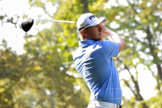 15th October 2017, Golf Club Milano, Monza, Italy; Matt Wallace of England during the Italian Open Golf final round; Wallace come home in 4th place  ActionPlus11940844