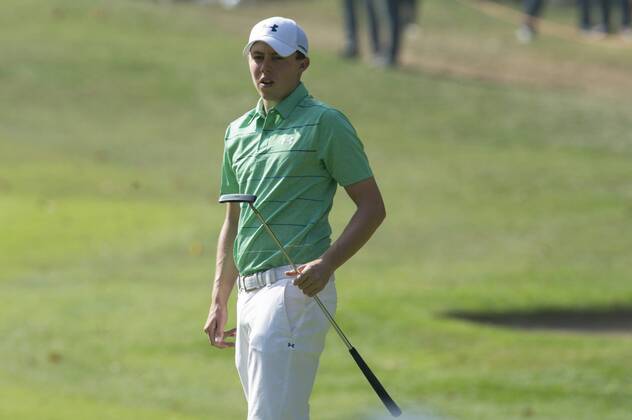 15th October 2017, Golf Club Milano, Monza, Italy; Matthew Fitzpatrick of England during the Italian Open Golf final round;  ActionPlus11940851