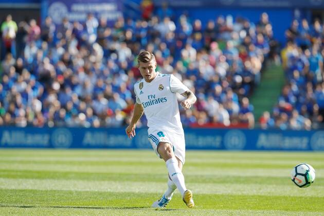 Toni Kroos (Real), OCTOBER 14, 2017 - Football Soccer : Spanish La Liga Santander match between Getafe CF 1-2 Real Madrid CF at the Coliseum Alfonso Perez in Getafe, Spain. Noxthirdxpartyxsales  (heha036833)