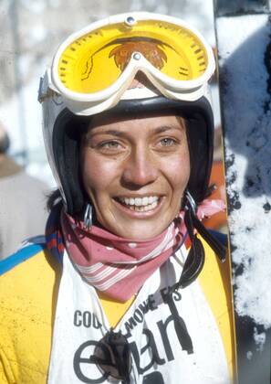 Ski Alpine Rosi Mittermaier Germany in Portrait Aufn 01 1972 HM