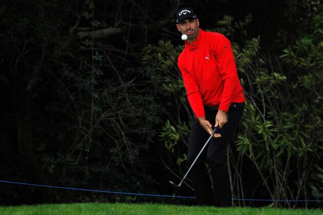 Spanish golf player Alvaro Quiros hits a shot during round one of the Andalucía Valderrama Masters, played at Valderrama Royal Club in Sotogrande, Cadiz, sourthern of Spain on 19 October 2017. Andalucía Valderrama Masters !ACHTUNG: NUR REDAKTIONELLE NUTZUNG!  Copyright: xA.xCarrascoxRagelx GRAF2233 20171019-636440300205492794