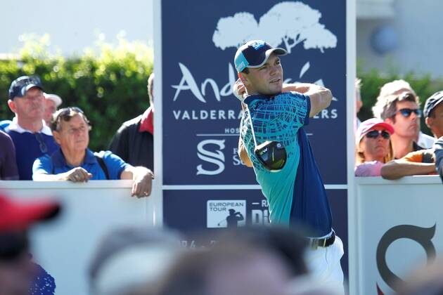 German Martin Kaymer tees off at hole 1 during the second day of the Andalucia Valderrama Masters-Foundation Sergio Garcia at Valderrama Royal Club in Sotogrande, San Roque, Cadiz, southern Spain, 20 October 2017. Andalucia Valderrama Masters golf !ACHTUNG: NUR REDAKTIONELLE NUTZUNG!  Copyright: xA.CarrascoxRagelx GR5003 20171020-636441064687995048