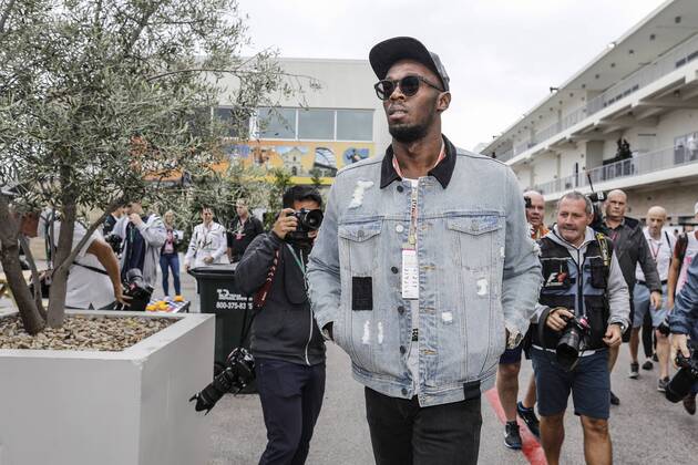 Motorsports: FIA Formula One World Championship WM Weltmeisterschaft 2017, Grand Prix of United States, Usain Bolt Austin United States of America