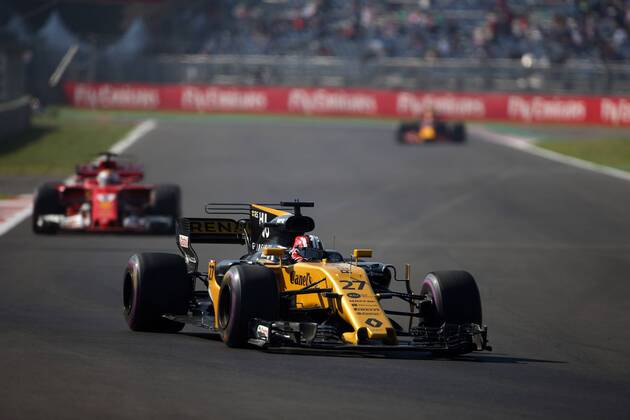 27.10.2017 - Free Practice 1, Nico Hulkenberg (GER) Renault F1 Team RS17 Mexican Grand Prix, Mexico City 26 - 29 October 2017 27.10.2017 - Free Practice 1, Nico Hulkenberg (GER) Renault Sport F1 Team RS17 