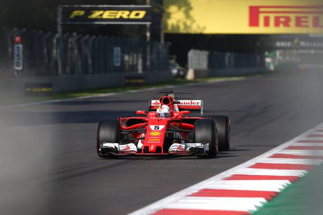 28.10.2017 - Free Practice 3, Sebastian Vettel (GER) Scuderia Ferrari SF70H Mexican Grand Prix, Mexico City 26 - 29 October 2017 28.10.2017 - Free Practice 3, Sebastian Vettel (GER) Scuderia Ferrari SF70H 