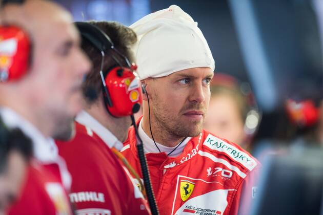 28.10.2017 - Free Practice 3, Sebastian Vettel (GER) Scuderia Ferrari SF70H Mexican Grand Prix, Mexico City 26 - 29 October 2017 28.10.2017 - Free Practice 3, Sebastian Vettel (GER) Scuderia Ferrari SF70H 