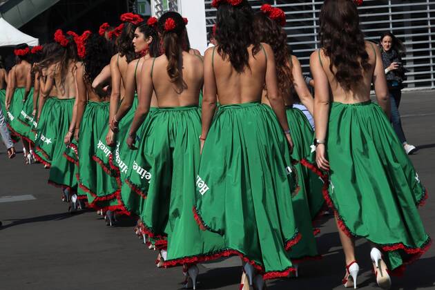 Formel 1, GP Mexiko, Grid Girls 29.10.2017 - Grid Girls Mexican Grand Prix, Mexico City 26 - 29 October 2017 29.10.2017 - Grid Girls 