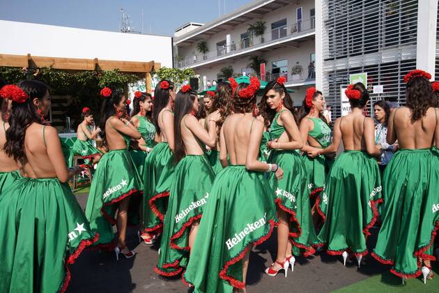 Formel 1, GP Mexiko, Grid Girls 29.10.2017 - Grid Girls Mexican Grand Prix, Mexico City 26 - 29 October 2017 29.10.2017 - Grid Girls 