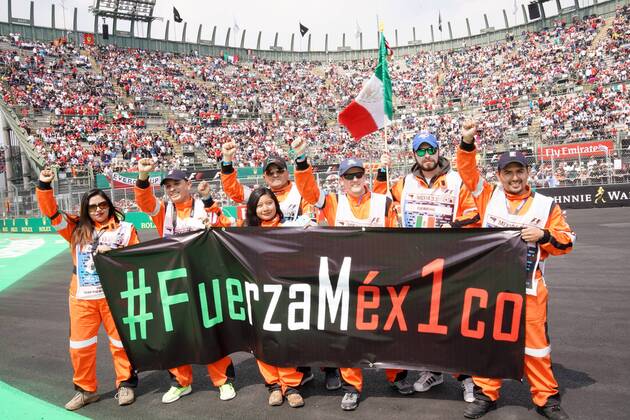 Formel 1, GP Mexiko, vor dem Start 29.10.2017 - Marshals Mexican Grand Prix, Mexico City 26 - 29 October 2017 29.10.2017 - Marshals 