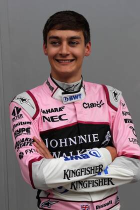 09.11.2017 - George Russell (GBR) Test Driver, Sahara Force India F1 VJM010 Brazilian Grand Prix, Sao Paulo, Interlagos 9 - 12 November 2017 09.11.2017 - George Russell (GBR) Test Driver, Sahara Force India F1 VJM010 