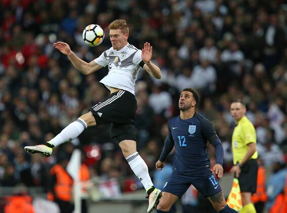 10 11 2017 International Team England England at Wembley National Stadium London v 1 Marcel Halstenberg Germany vs Kyle Walker England