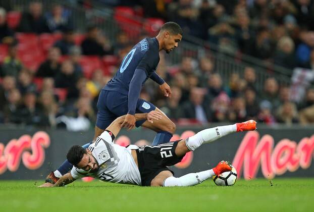 10 11 2017 Soccer International Friendlies England Germany at Wembley National Stadium London vs Ilkay Gündogan Germany against Ruben Loftus Cheek England
