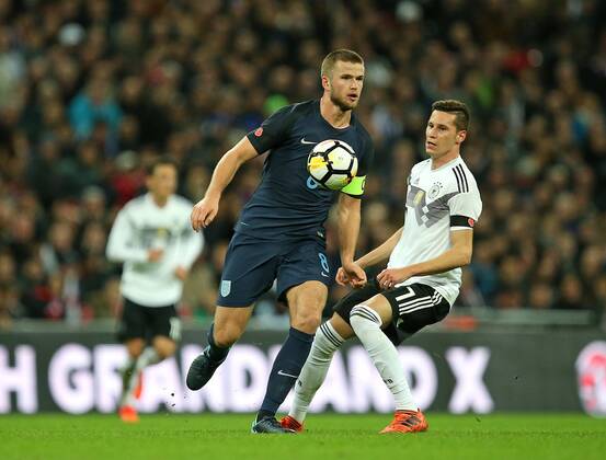 10 11 2017 International Team England England at Wembley National Stadium London v Eric Dier England vs Julian Draxler Germany