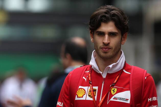 11.11.2017 - Antonio Giovinazzi (ITA) Scuderia Ferrari SF70H, Test Driver Brazilian Grand Prix, Sao Paulo, Interlagos 9 - 12 November 2017 11.11.2017 - Antonio Giovinazzi (ITA) Scuderia Ferrari SF70H, Test Driver 