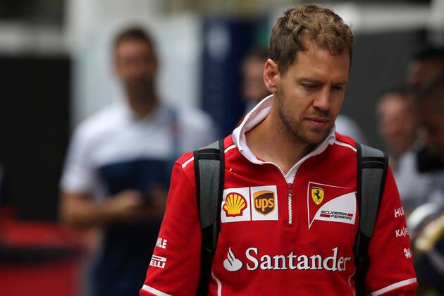 11.11.2017 - Sebastian Vettel (GER) Scuderia Ferrari SF70H Brazilian Grand Prix, Sao Paulo, Interlagos 9 - 12 November 2017 11.11.2017 - Sebastian Vettel (GER) Scuderia Ferrari SF70H
