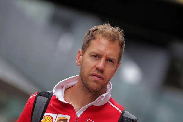 11.11.2017 - Sebastian Vettel (GER) Scuderia Ferrari SF70H Brazilian Grand Prix, Sao Paulo, Interlagos 9 - 12 November 2017 11.11.2017 - Sebastian Vettel (GER) Scuderia Ferrari SF70H