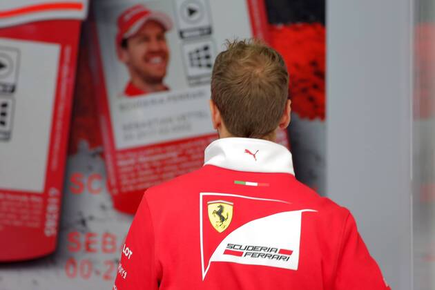 11.11.2017 - Sebastian Vettel (GER) Scuderia Ferrari SF70H Brazilian Grand Prix, Sao Paulo, Interlagos 9 - 12 November 2017 11.11.2017 - Sebastian Vettel (GER) Scuderia Ferrari SF70H