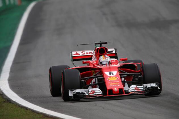11.11.2017 - Free Practice 3, Sebastian Vettel (GER) Scuderia Ferrari SF70H Brazilian Grand Prix, Sao Paulo, Interlagos 9 - 12 November 2017 11.11.2017 - Free Practice 3, Sebastian Vettel (GER) Scuderia Ferrari SF70H 