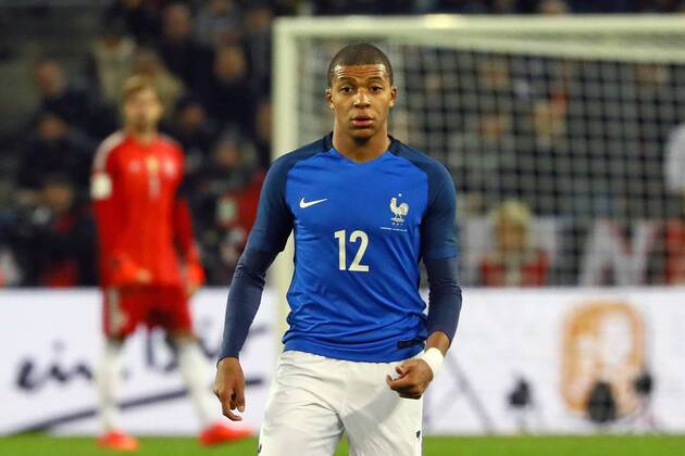 Kylian Mbappe France France 14 11 2017 Germany vs France Rhine Energy Stadium Cologne