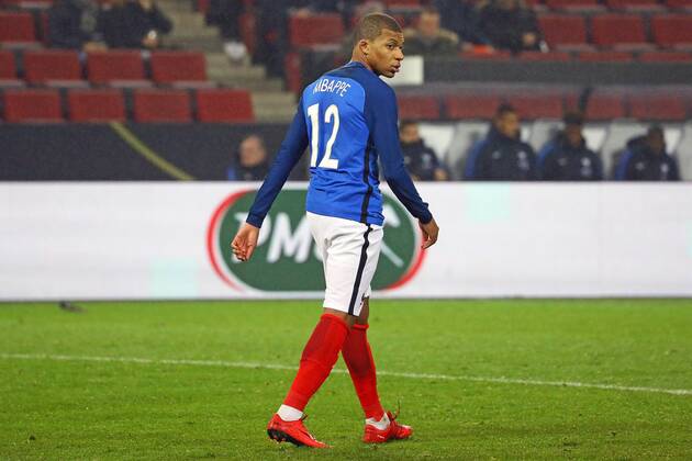 Kylian Mbappe France France 14 11 2017 Germany vs France Rhine Energy Stadium Cologne