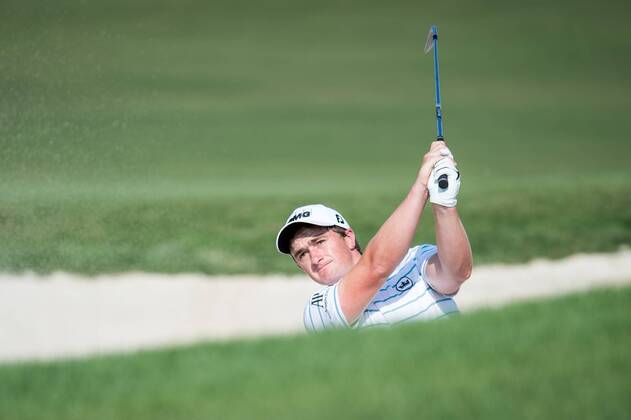 Paul Dunne of Ireland during the European Tour DP World Championship WM Weltmeisterschaft at Jumeirah Golf Estates, Dubai, UAE on 17 November 2017. Copyright: xGrantxWinterx 17770129