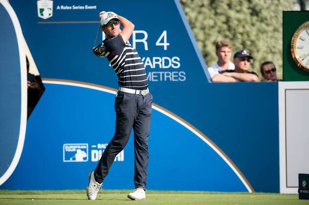 Alexander Bjork of Sweden during the European Tour DP World Championship WM Weltmeisterschaft at Jumeirah Golf Estates, Dubai, UAE on 17 November 2017. Copyright: xGrantxWinterx 17770134