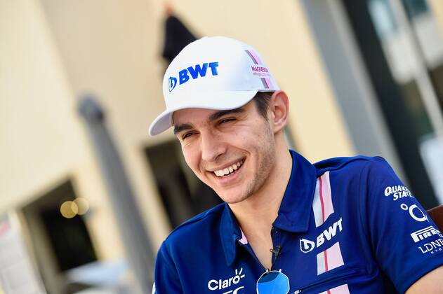 Esteban Ocon FRA 31 Sahara Force India F1 Team Grand Prix of ABU DHABI 2017 Preparations Motorsport Formula 1 23 11 2017 ABU DHABI Copyright: xAndre Eibner-Pressefotox EP_JAE