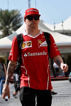 Kimi Raikkonen FIN 7 Scuderia Ferrari Grand Prix of ABU DHABI 2017 Preparations Motorsport Formula 1 23 11 2017 ABU DHABI Copyright: xAndre Eibner-Pressefotox EP_JAE