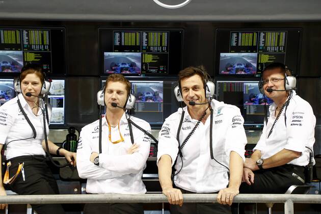 Themen der Woche - SPORT Bilder des Tages - SPORT Motorsports: FIA Formula One World Championship WM Weltmeisterschaft 2017, Grand Prix of Abu Dhabi, Toto Wolff (AUT, Mercedes AMG Petronas Formula One Team), Abu Dhabi United Arab Emirates