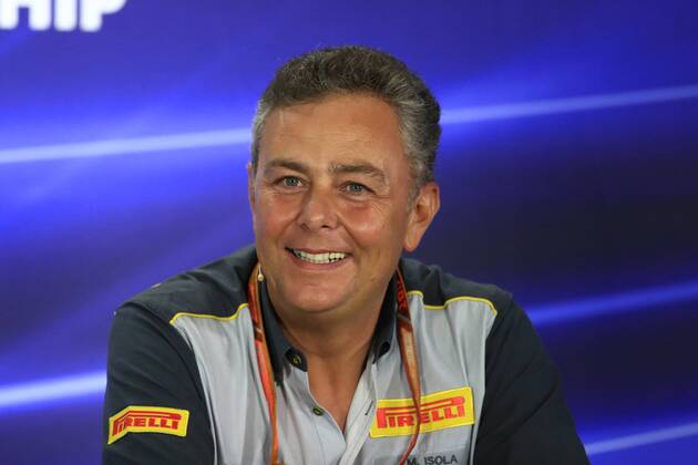 24th November 2017, Yas Marina Circuit, Abu Dhabi, UAE; Abu Dhabi Formula One Grand Prix, Friday Team press conference PK Pressekonferenz Mario; Isola; Pirelli; Head; Car; Racing;  ActionPlus11955417