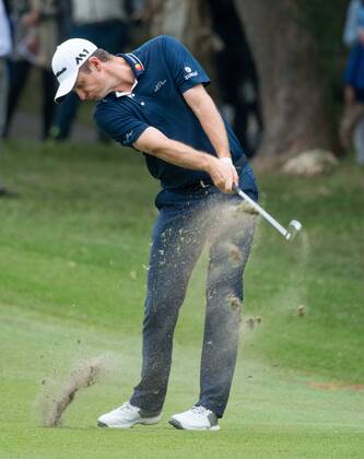 November 25, 2017 - Hong Kong, Hong Kong SAR, CHINA - HONG KONG SAR,CHINA: November 25,2017. Day 3 of the UBS Hong Kong Open Golf at Hong Kong Golf Club Fanling. Englands Justin Rose remains 5 under par 5 points behind the leader. Rose on the 18th fairway Day 3 of the UBS Hong Kong Open Golf - ZUMAr144 20171125_zap_r144_006 Copyright: xJaynexRussellx