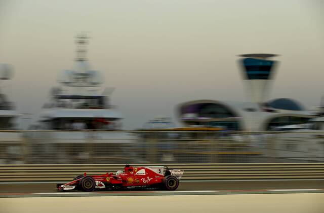 Motorsports: FIA Formula One World Championship WM Weltmeisterschaft 2017, Grand Prix of Abu Dhabi, 5 Sebastian Vettel (GER, Scuderia Ferrari), Abu Dhabi United Arab Emirates