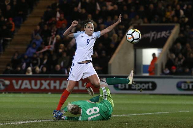England Women v Kazakhstan Women 2019 FIFA Womens World Cup Qual Jodie Taylor of England goes close during the 2019 FIFA Women s World Cup Qualifying match at the Weston Homes Community Stadium, Colchester Content Not Available For UK Newspapers Copyright: xPaulxChestertonx FIL-11025-0018